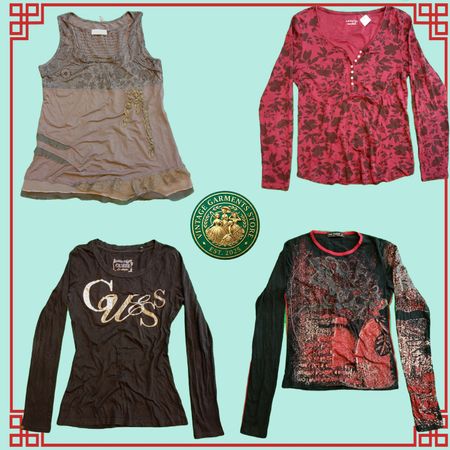 Premium Branded Ladies Blouse Bundle | Y2K & Trendy Vintage Aesthetic