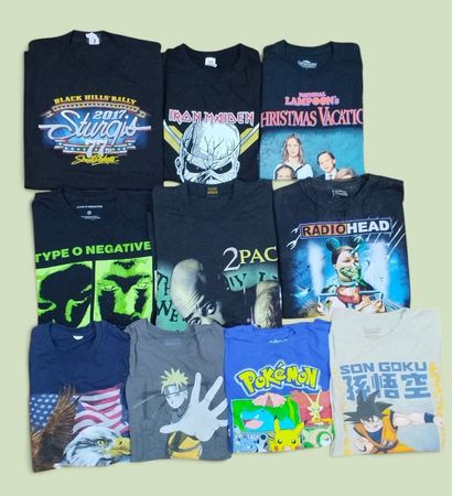 Bands and Printed t shirts 👕