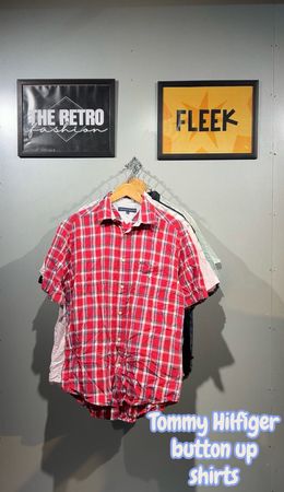 918 mix branded buttons up shirt