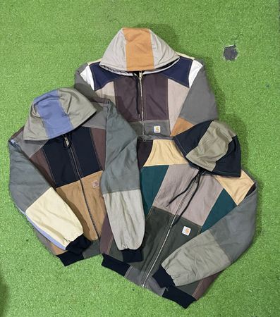 Upcycle Carhartt hoodie jacket