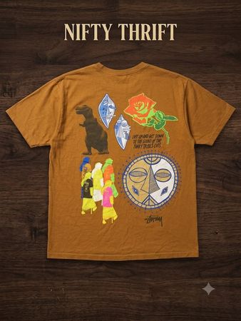 Stussy Round Neck Printed T-Shirts