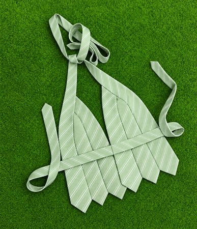 Upcycled Tie Halter Top