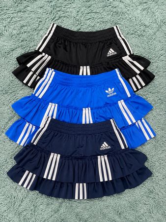 Jupe mini à volants Adidas Upcycle (DV-08)