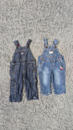***Kids OshKosh Bib Overalls – Denim & Workwear Mix
