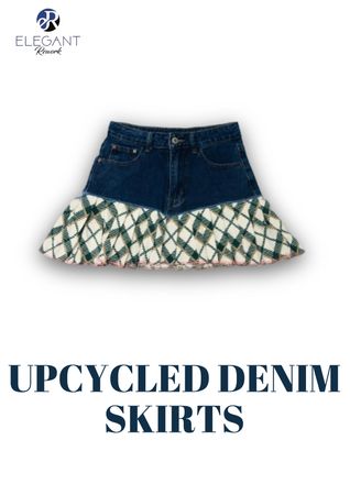 Upcycled Denim Skirts - EVR0277