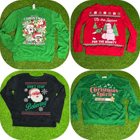 Christmas sweatshirts 11 pieces