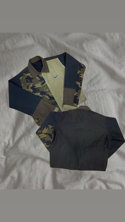 Upcycled Nike Camo Corduroy Jacket