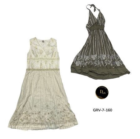 Women’s Cotton Dress – Premium Breathable Fit Y2K Vintage Style Dress.  (GRV-7-160)