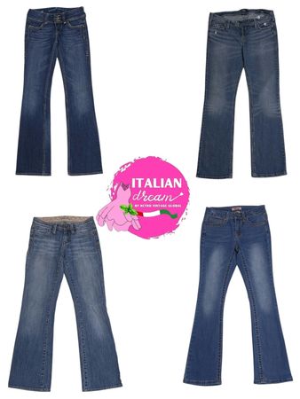 Y2K Einzigartige Low-Rise Jeans