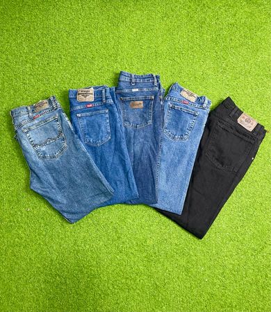 Calças jeans de denim Wrangler id735
