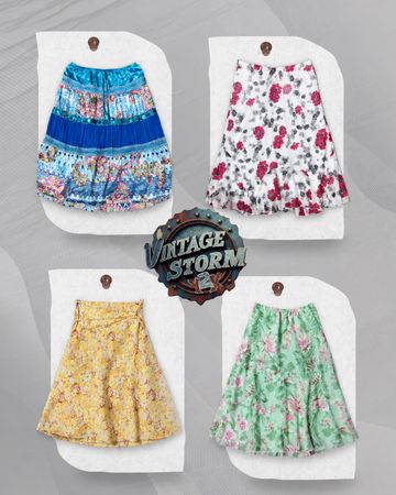 Y2K Fairy Core Poly Skirts