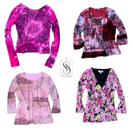 Y2K IT Girl Mix Pink Tops