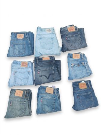 Vintage Levi's Denim Jeans Los | Y2K Straight & Bootcut Levi's Bundle | Großhandelsbestand (Z-40)