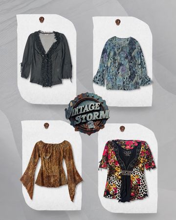 Y2K Grunge Blouse