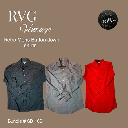 Retro Herren Button-Down-Hemden
