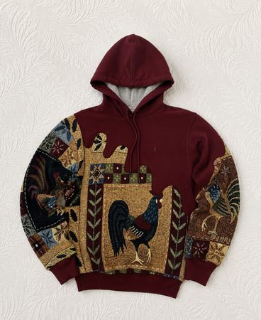Upcycle Mix Branded Tapestry With Hoodie (DV -07)