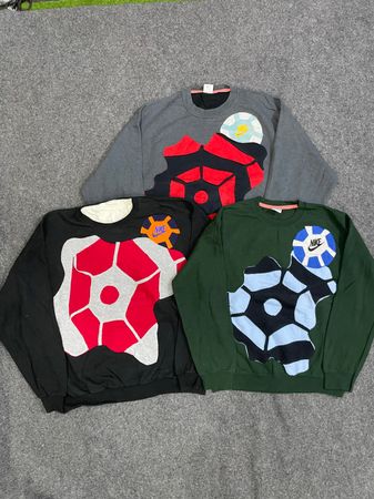 Upcycled Nike Patchwork Sweatshirt