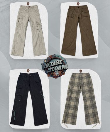 Y2K Cotton Cargo Pant