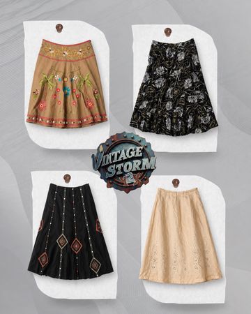 Y2k Grunge Poly Skirts