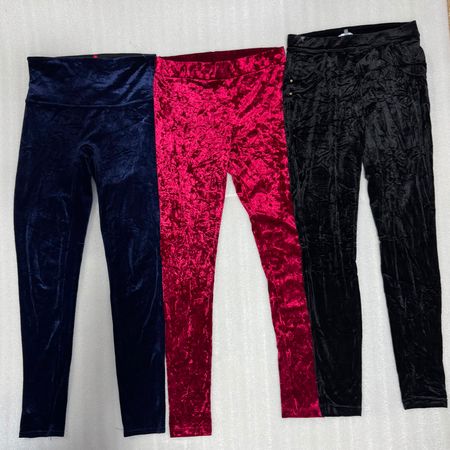 Velvet leggings