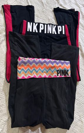 Pink Yoga Flare Pants
