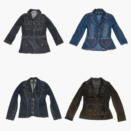 Giacche di jeans dichiarative IT Girl Y2K