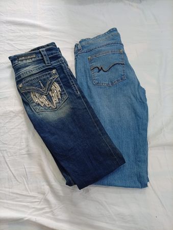 CR12695 Y2K Flare Jeans