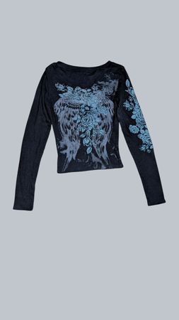 Printed full sleeves t-shirt