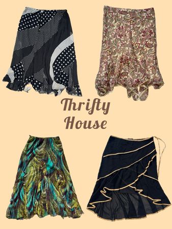 Vintage Fairy Boho Y2K Skirts(TH/615)