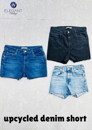 UPCYCLED Levis Denim Shorts - EVR0677