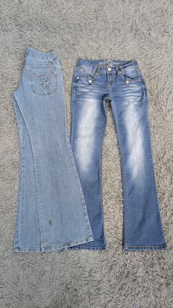 ***Y2K Flare Jeans – Embroidered Denim Fashion Collection