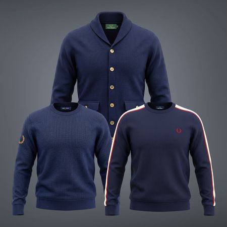 Barbour, Fred Perry, and Lacoste Mix Sweater