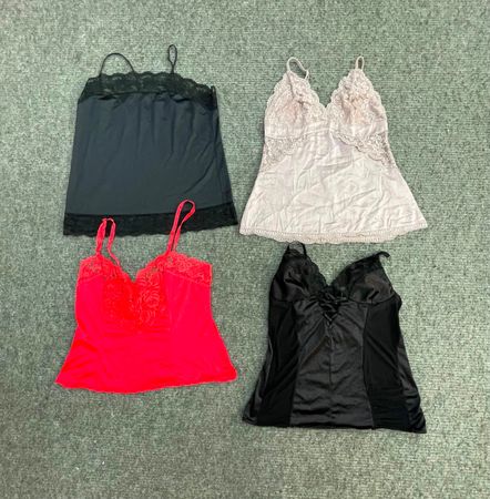 Victoria’s Secret & Y2K Satin Camisole & Babydoll Tops - (06/08)