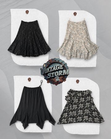 Y2k Grunge Poly Skirts
