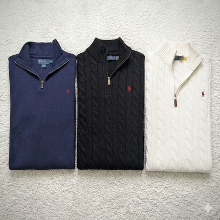 Ralph Lauren half zip sweater