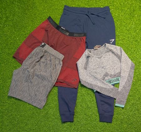 6655 - Gymshark Tank Top, Full Sleeves T-Shirt , Short and Trousers