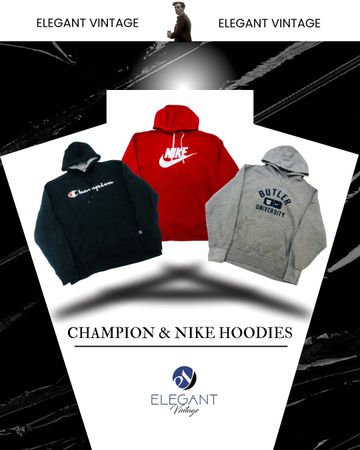 Champion & Nike Hoodies - EVM0794