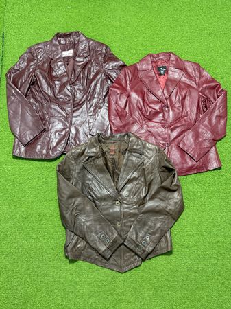 Yv1239 leather jacket 7P