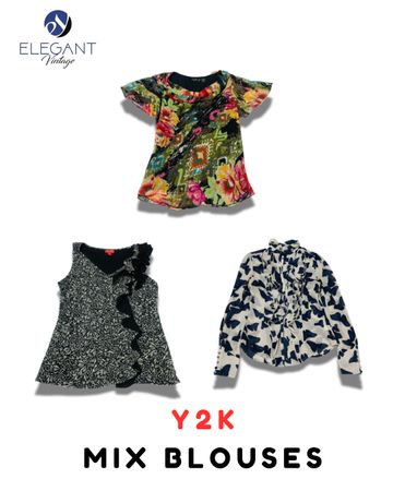 Y2K Mix Blouse - EV2080