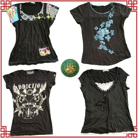 Trendy Y2K Ladies Short Sleeve Blouses Vintage Aesthetic Premium Collection #A8