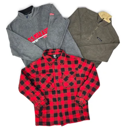 Vestes en polaire de marques mélangées
