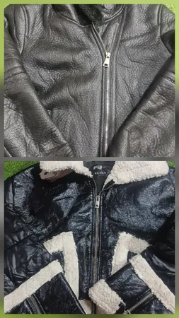 Y2k sude Jackets