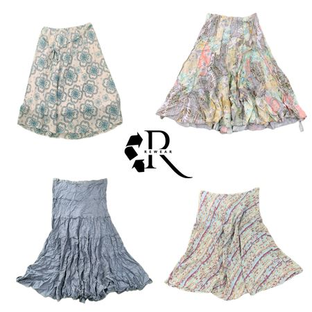 Y2K Unique Girl Poly Midi Skirt RW-2487