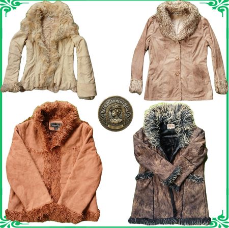 Y2K Vintage Afghan Fur Coat Bundle Shearling Trim Boho Outerwear
Retro Penny Lane Aesthetic Embroidered Heavy Winter Jackets - Lot A31