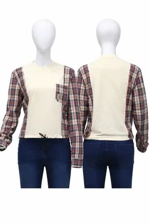 CR1476 Upcycled Long Sleeve Top
