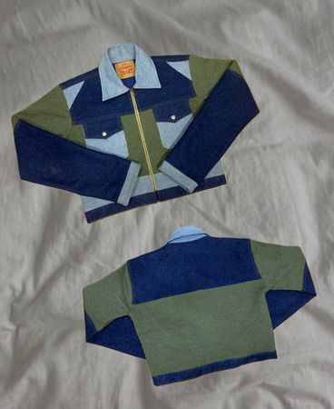 Upcycled Levi’s Cotton Crop Jackets