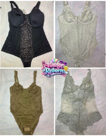Pacchetto di body in pizzo e lingerie vintage Y2K | VR-423