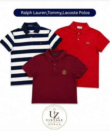 Ralph Lauren,Tommy & Lacoste Polos