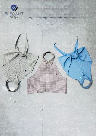 UPCYCLED Polo Ralph Lauren Halter Top - EVR0500