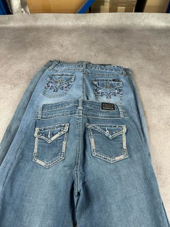 Y2K Embroidery Bootcut Jeans | shipping from germany 🇩🇪 (nb23)